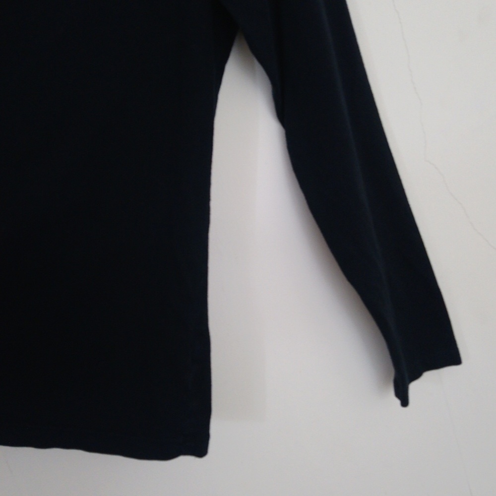 Casual Staple Basic Blank Black Essential Long Sl… - image 6